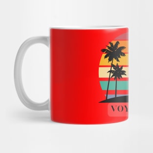 Black and Colorful Dark Retro Mug